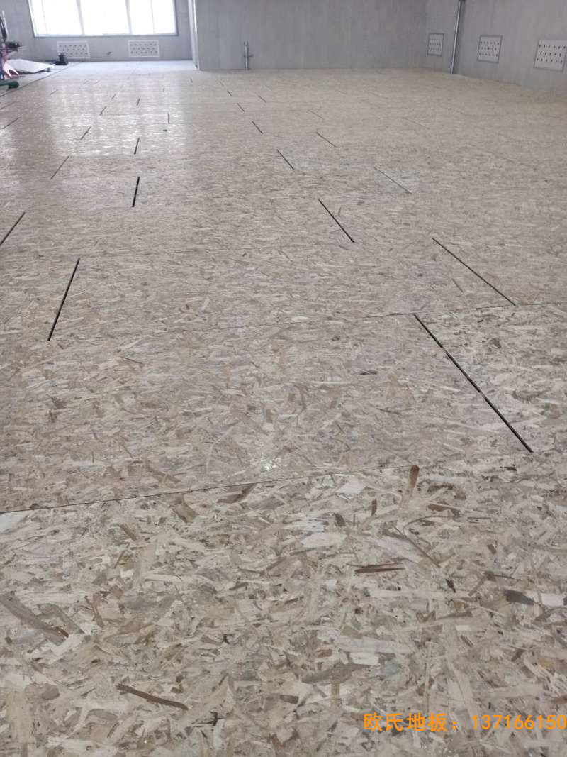 山西运城财经学校运动木地板铺装案例