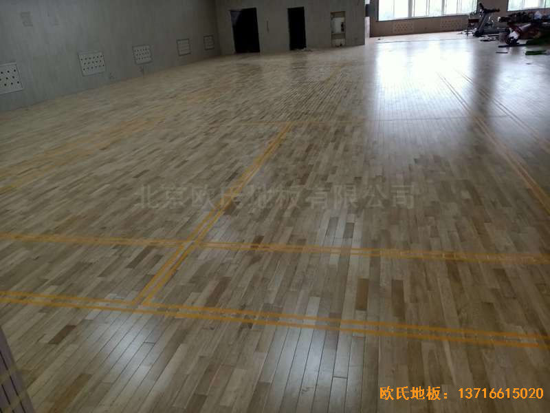 山西运城财经学校运动木地板铺装案例