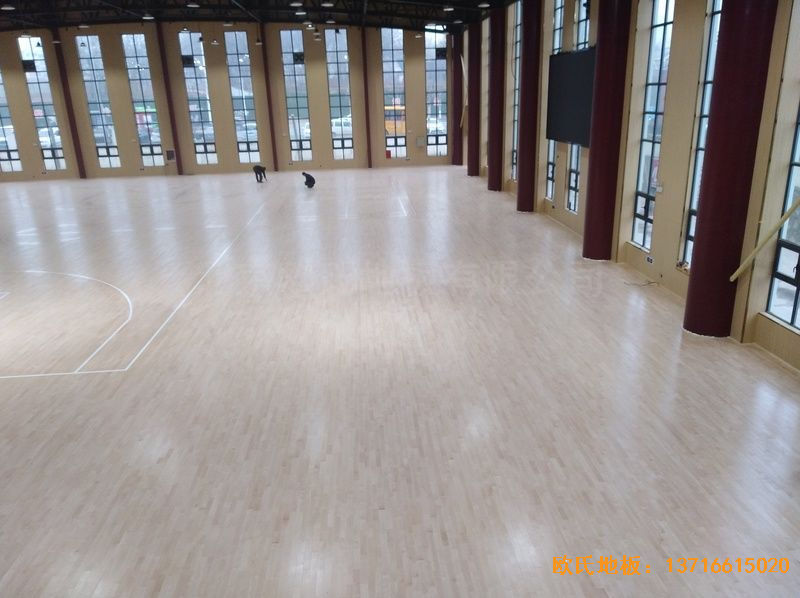 河南新密市体育发展中心运动地板铺装案例
