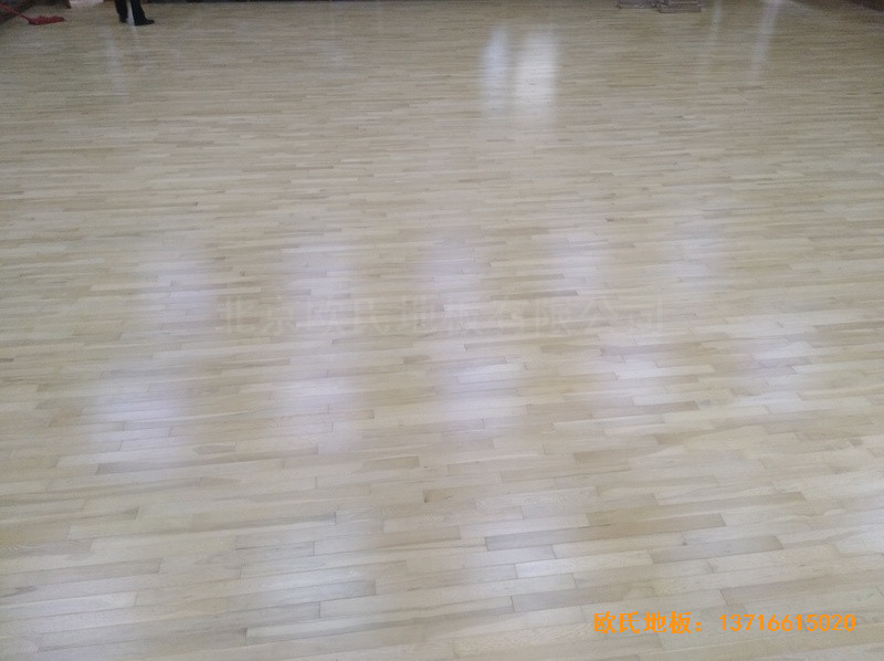 北京舞蹈学院体育地板铺设案例3