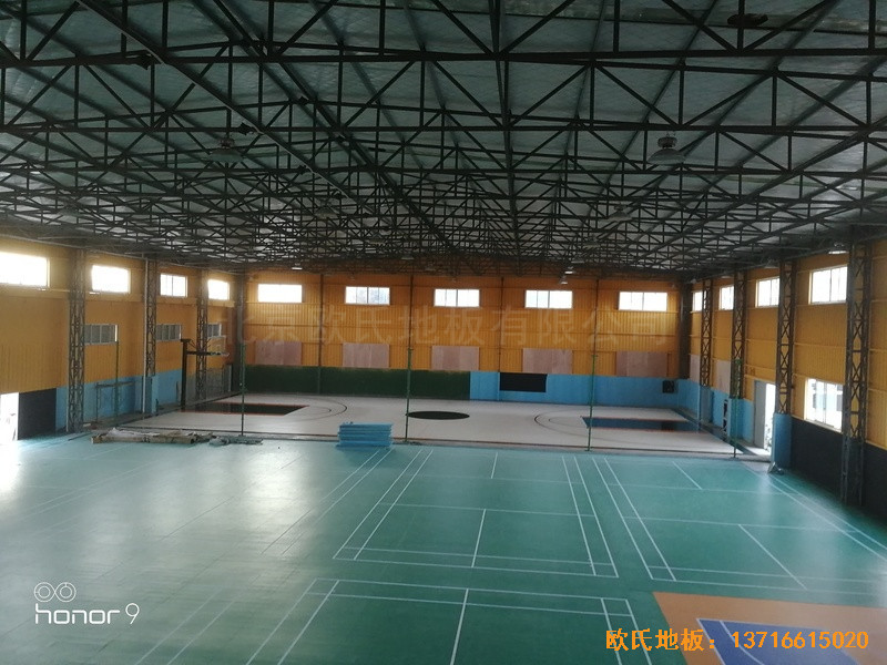 上海卫清东路弄麦子俱乐部运动地板安装案例0