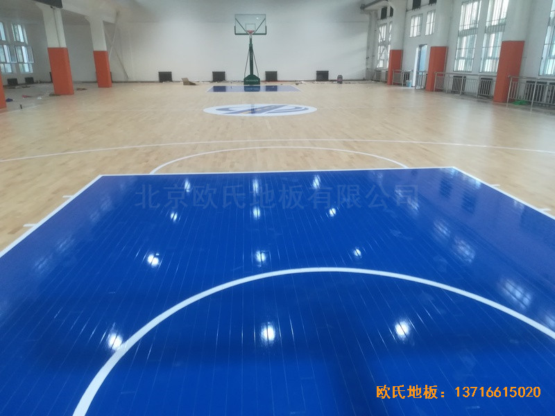 新疆昌吉职工活动中心运动木地板安装案例5