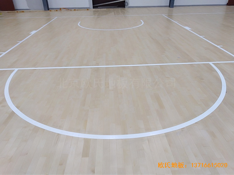 杭州萧山电力分公司文体中心体育地板施工案例0