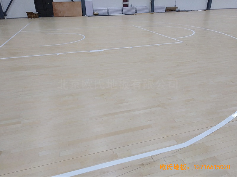 杭州萧山电力分公司文体中心体育地板施工案例3