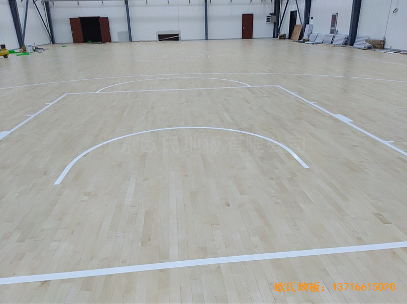 杭州萧山电力分公司文体中心体育地板施工案例4
