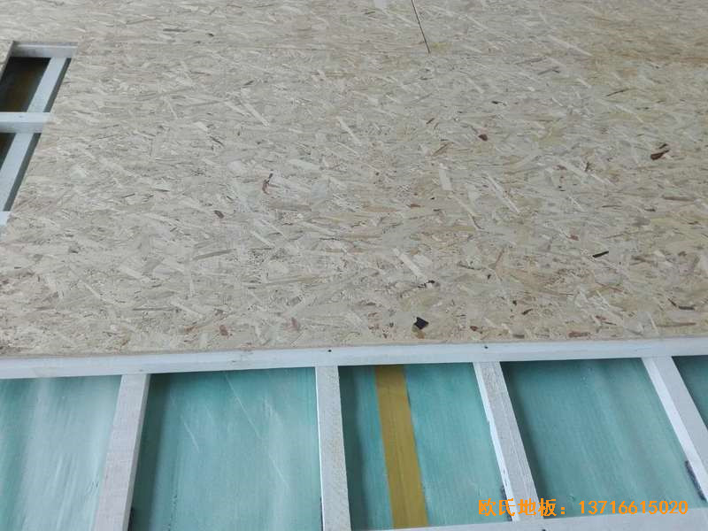 江苏农贸市场体育馆体育地板安装案例2