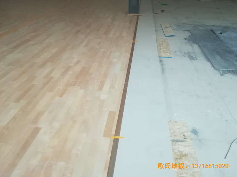 江西宜春袁州区篮球馆体育地板安装案例3