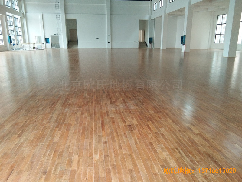 长沙开福区福鑫苑幼儿园运动馆体育地板铺装案例0