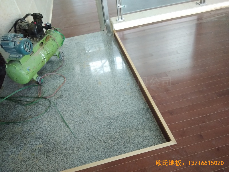 青海海宴路77号地质科大楼运动场所运动地板安装案例2