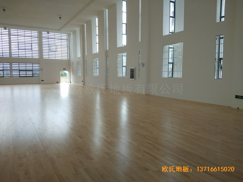云南高速管理中心篮球馆体育地板铺装案例3