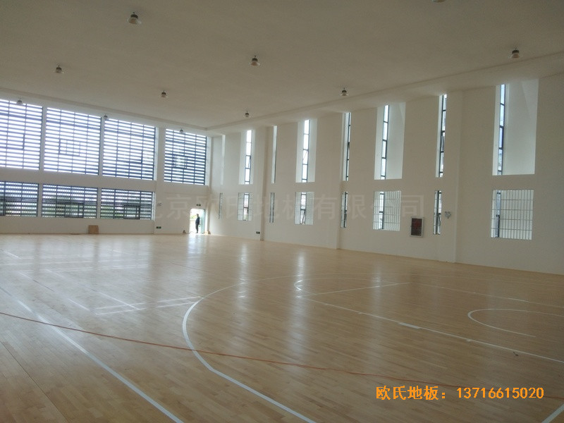 云南高速管理中心篮球馆体育地板铺装案例4