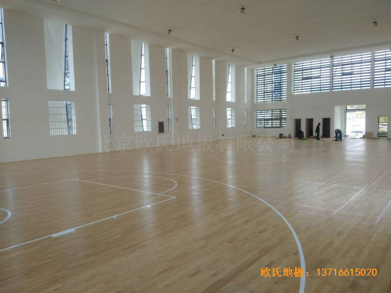 云南高速管理中心篮球馆体育地板铺装案例5