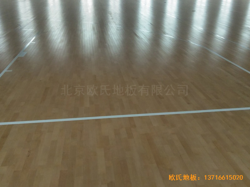 北京师范大学篮球馆运动木地板安装案例3
