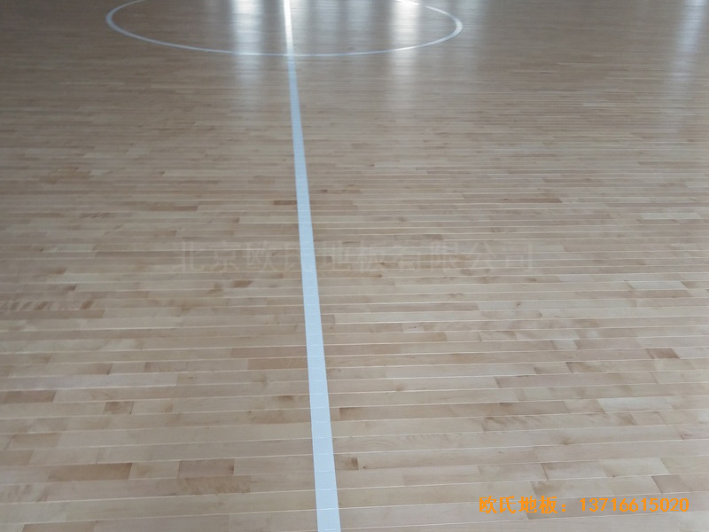 北京师范大学篮球馆运动木地板安装案例4