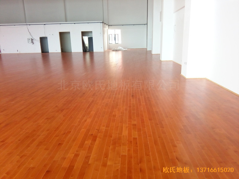 南京浦口区复兴小学运动馆运动木地板铺装案例4