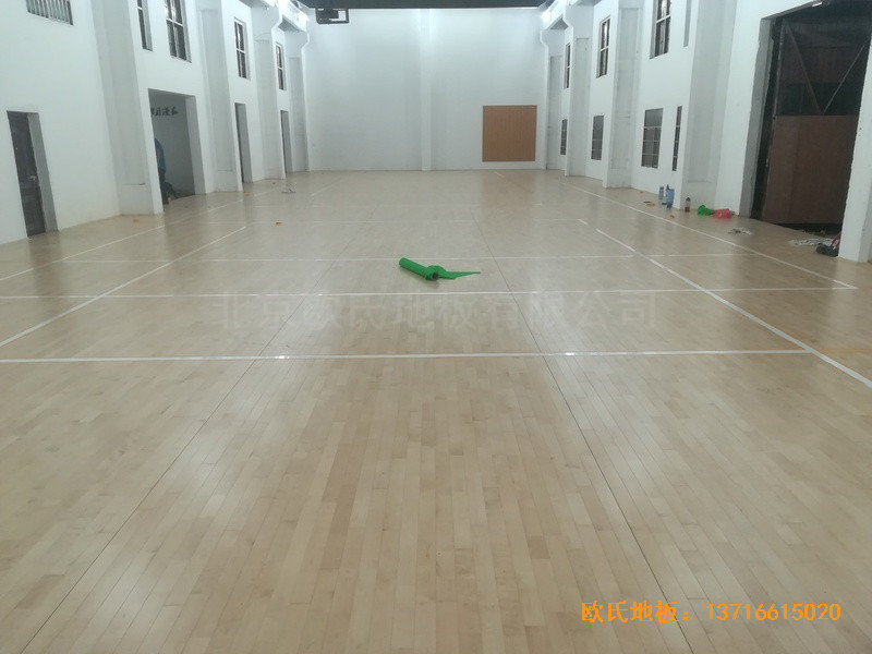 南昌赤练排球馆运动地板铺设案例4