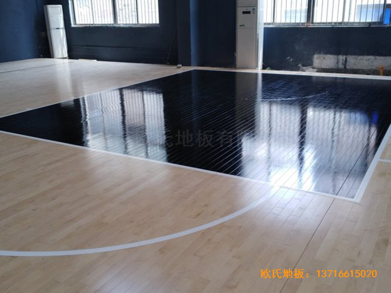 山东同昌23号篮球馆运动地板安装案例4