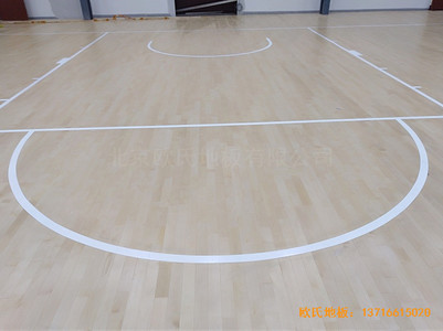 杭州萧山电力分公司文体中心体育地板施工案例