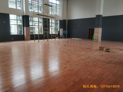 湖南常德人民银行运动馆运动地板铺设案例