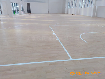 重庆重光小学篮球馆体育地板铺设案例