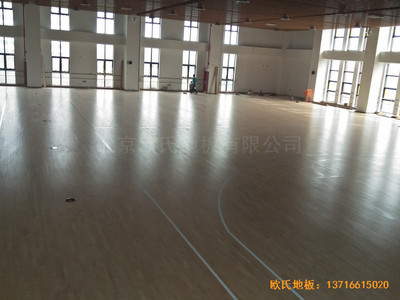 北京师范大学篮球馆运动木地板安装案例