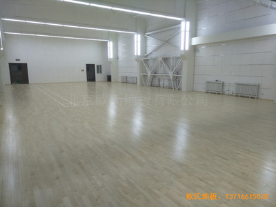 北京铁路局供电段运动馆体育地板安装案例