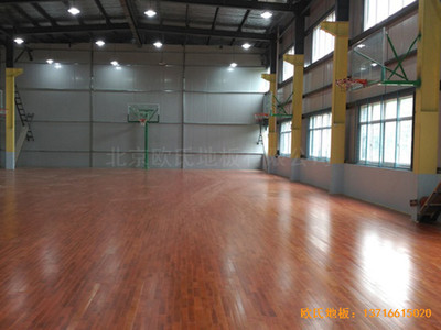 南京江宁区篮球俱乐部运动木地板铺装案例