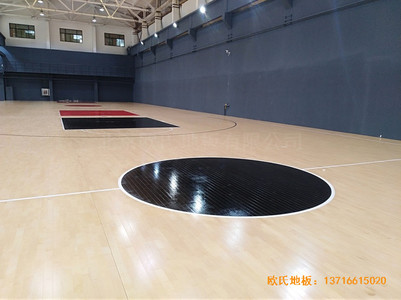 山东同昌23号篮球馆运动地板安装案例