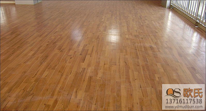 混合型实木运动地板诸多龙骨结构类型