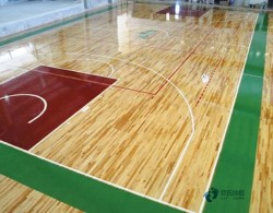 一般篮球场木地板施工