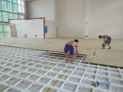 一般运动地板施工