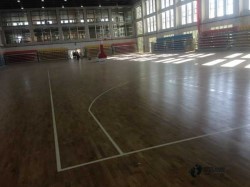 主辅龙骨运动篮球木地板安装公司
