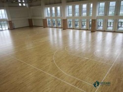 45度斜铺龙骨运动木地板安装公司