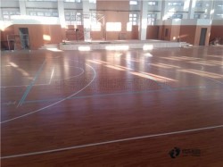 学校篮球场地板含水率