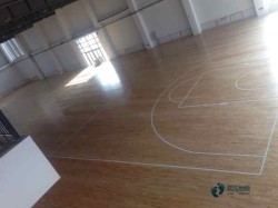 一般篮球场地地板施工工艺