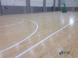 中等篮球运动木地板施工团队