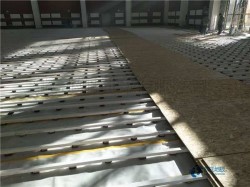 45度斜铺龙骨篮球场地木地板安装公司