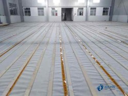 悬浮运动场地板施工流程