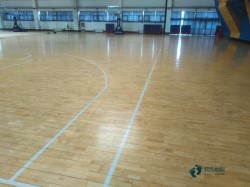 悬浮运动体育木地板施工方案