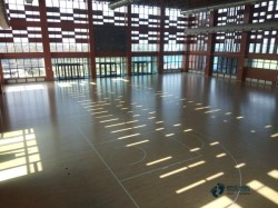 双层龙骨篮球场馆地板清洁保养