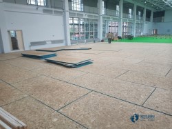 专用篮球场地地板施工流程
