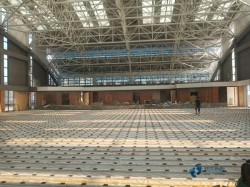 学校松木舞台体育馆木地板施工流程