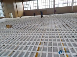 双层龙骨篮球场馆木地板怎样保养