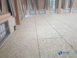 学校松木舞台场馆木地板施工流程